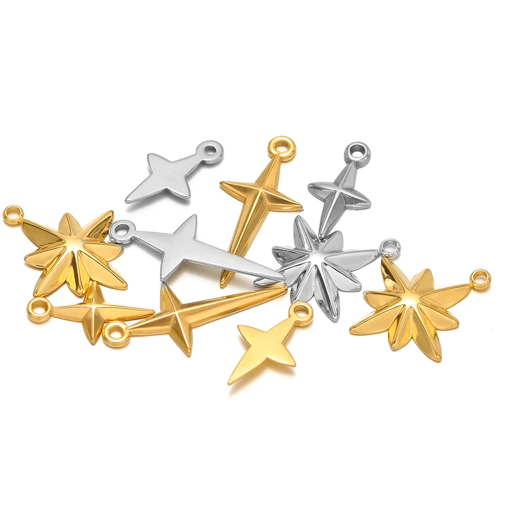 5 stuks hoge kwaliteit roestvr - Cross Pendant Necklace Gold recensie en prijs